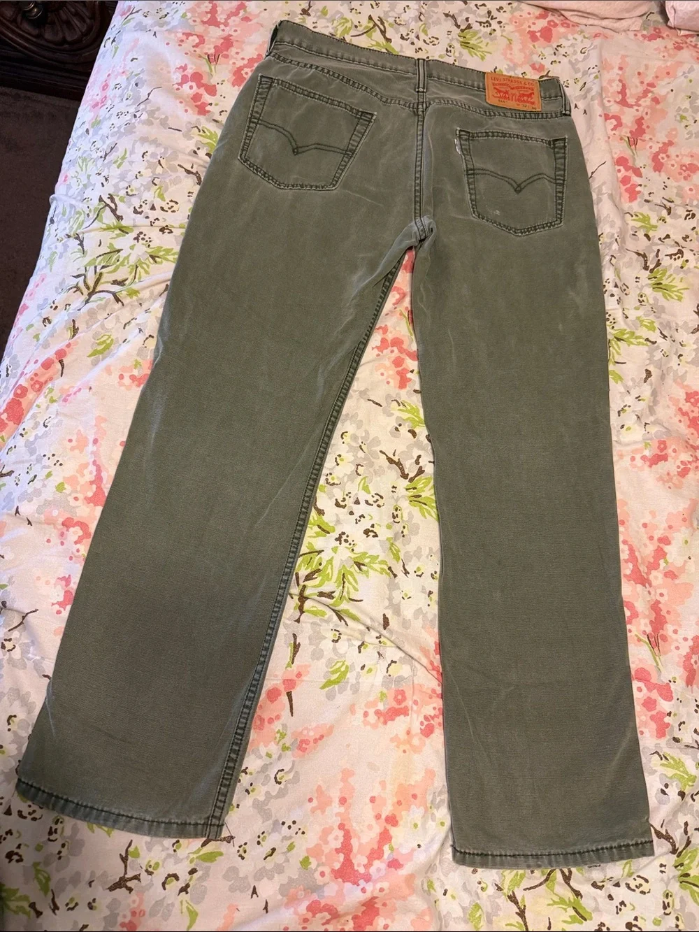 Green Men’s Levi Jeans